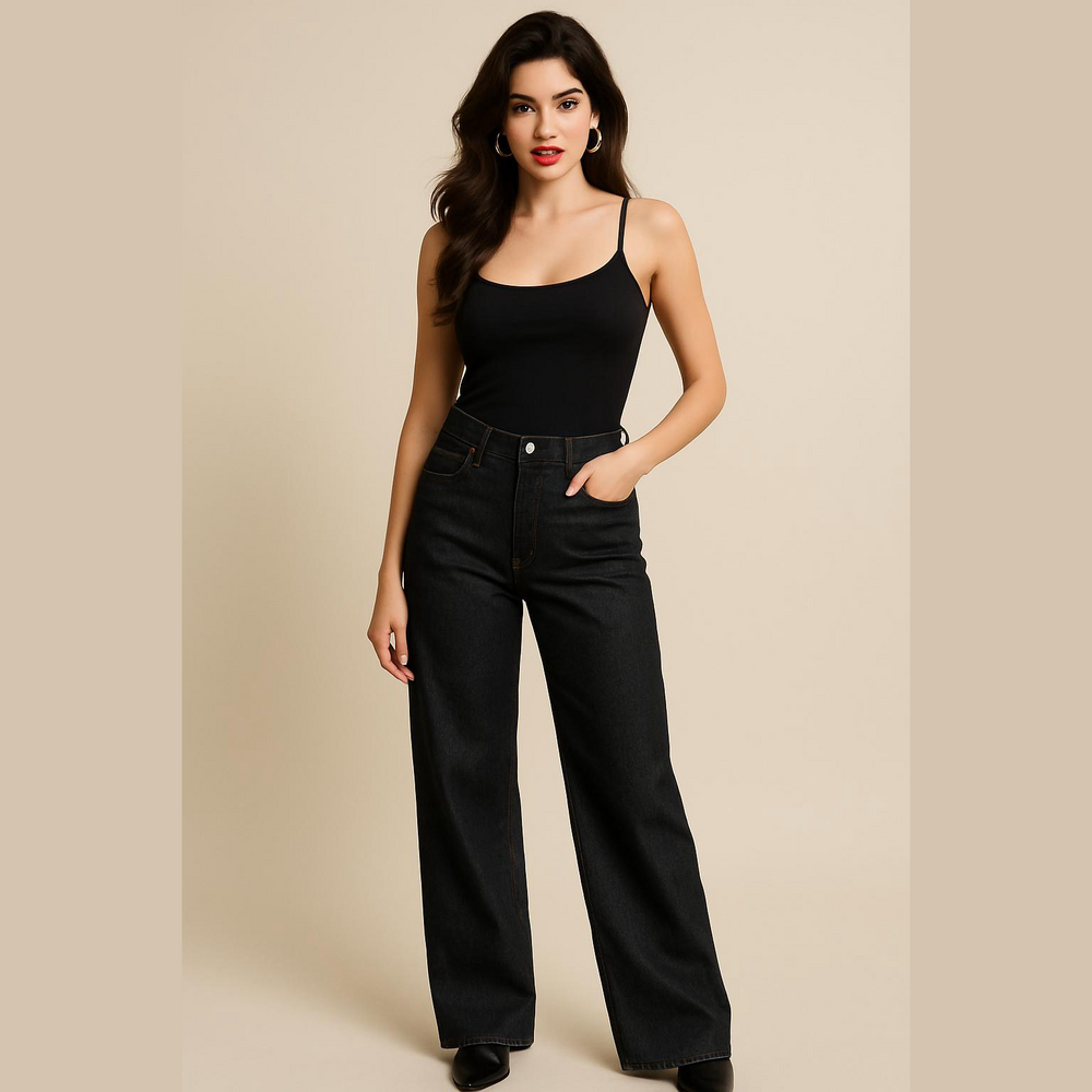 J. Crew Lower-rise wide-leg jean